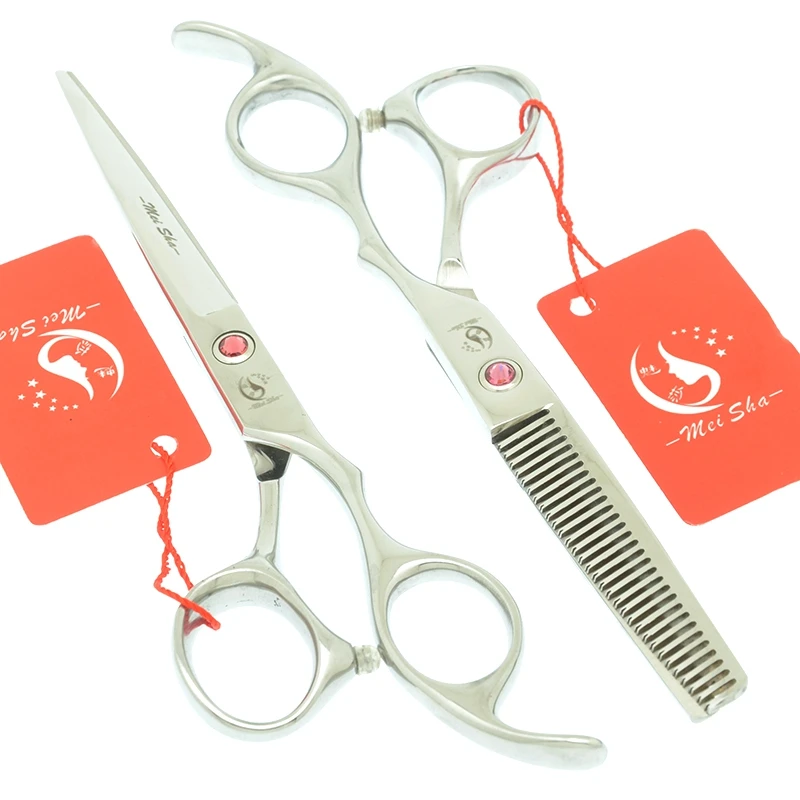 

Meisha 5.5/6/6.5/7 inch Barber Shears Hair Cutting Shears Thinning Scissors Salon Hairdressing Scissors Styling Tools A0035A