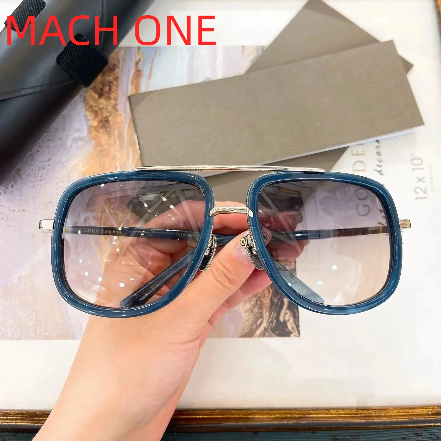 

Original DRX-2030 MACH ONE Luxury Vintage Leisure Men Sunglasses Popular LIMITED EDITION Classic Business Women Couple Eyewear