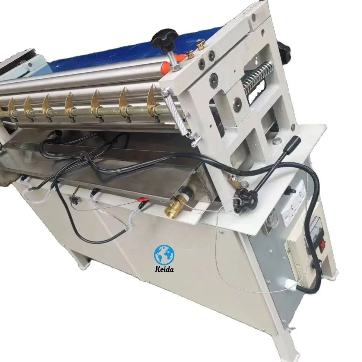 Adjustable Speed Hot & Cold Melt Glue Machine Engine & PLC Core Components For Different Plate Making