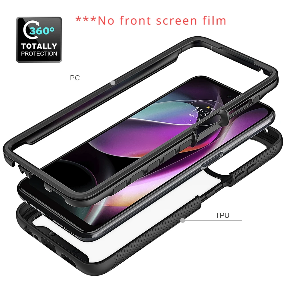 Hybrid TPU/PC Sky Case For Motorola Moto G 5G 2022 Rugged Armor Fundas Capa 2in1 Two Layer Shockproof Shell Hard Back Cover