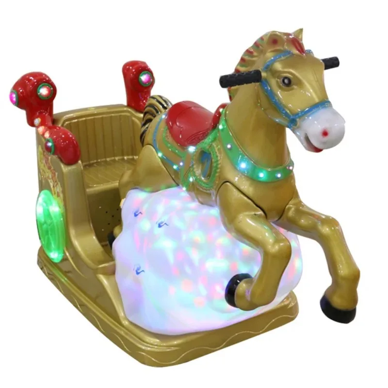 2018 Coin-operated, 2-Seat Coin-operated Pony Ride for Sale, Commercial Coin-operated Animal Driving