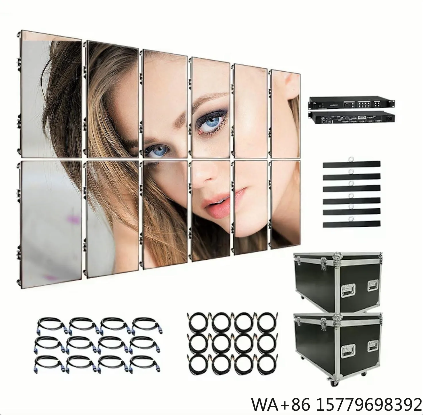 Wholesale Low Price Indoor Rental Screen P1.953 P2.6 P3.91 Full Color LED Display Video Wall for Stage