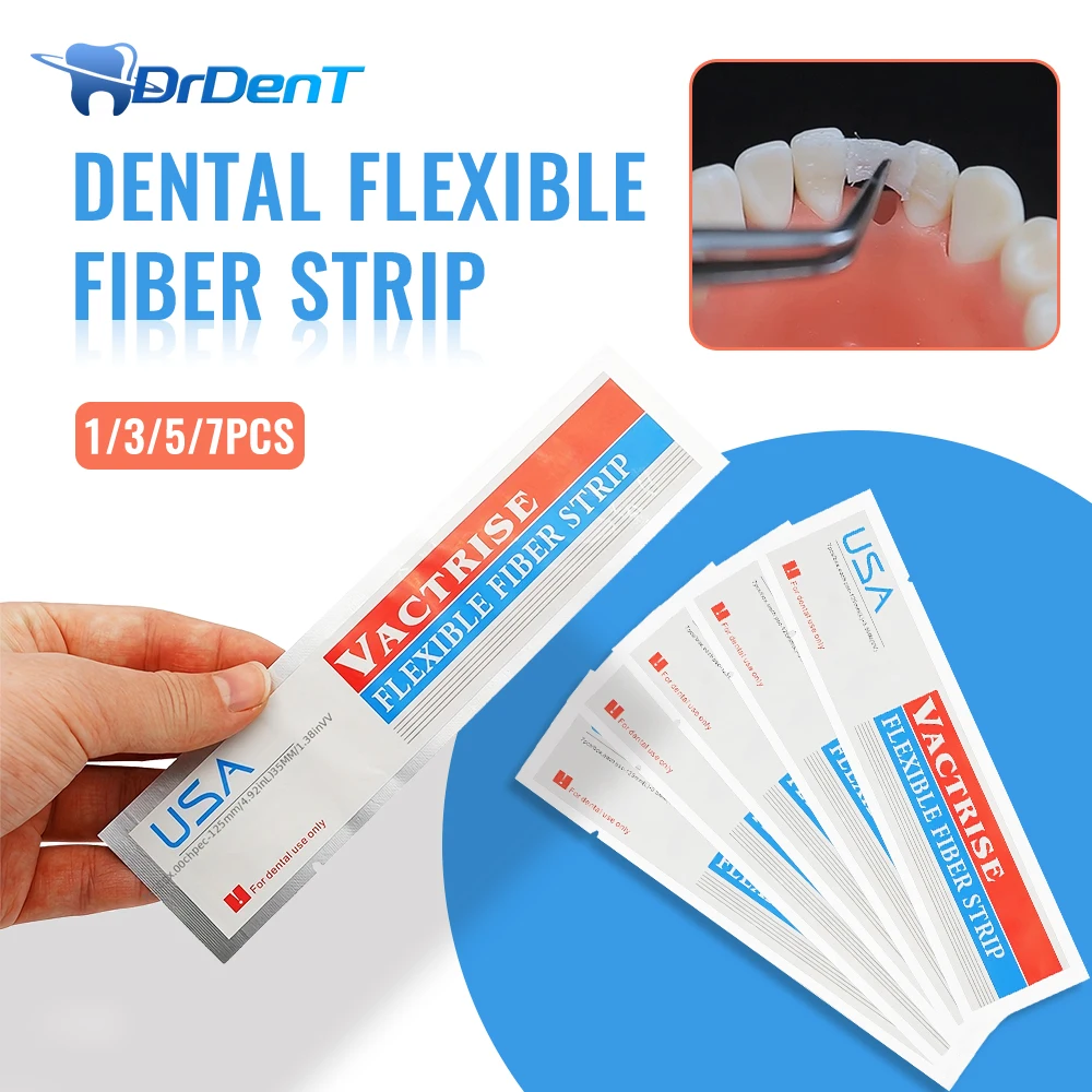 Dental Flexible Fiber Strip Fiber Splint Glass Loose Tooth Band Retainer Light Cure Bonding  Dentistry Material