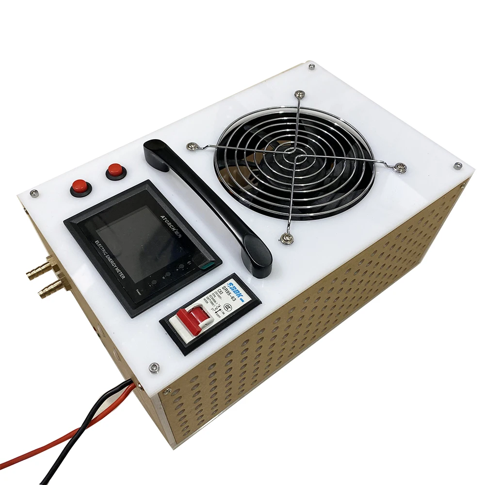 2500W Induction Heater High Frequency Induction Heating Machine Metal Smelting Furnace Welding Metal Quenching Equipment