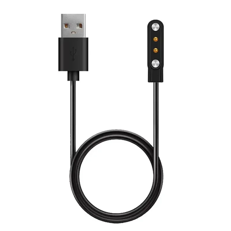 For Haylou Solar LS02 Charger Adapter Magnetic Charging Dock USB  Fast Charging Cable Watch Base Cord Charger Clip Cradle