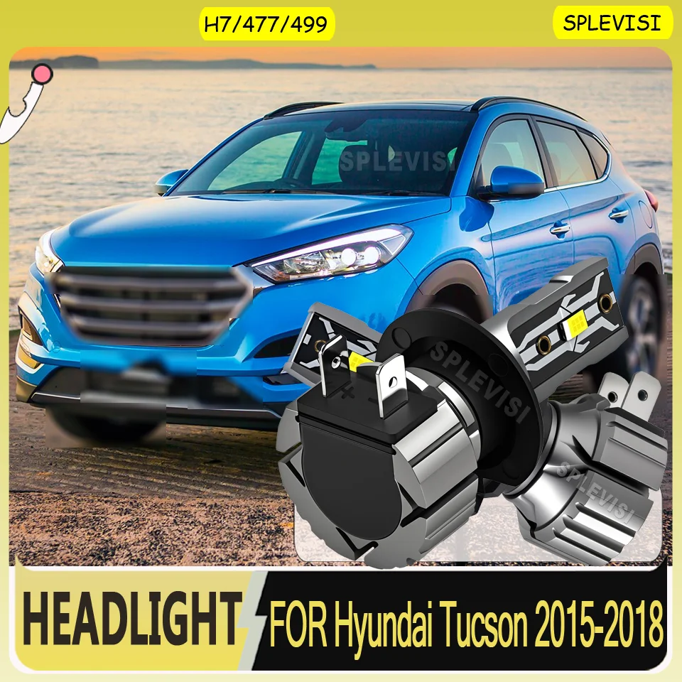 High-Performance Smooth Operation Easy to Remove Clearer More Durable 477 LED Headlight For Hyundai Tucson 2015 2016 2017 2018