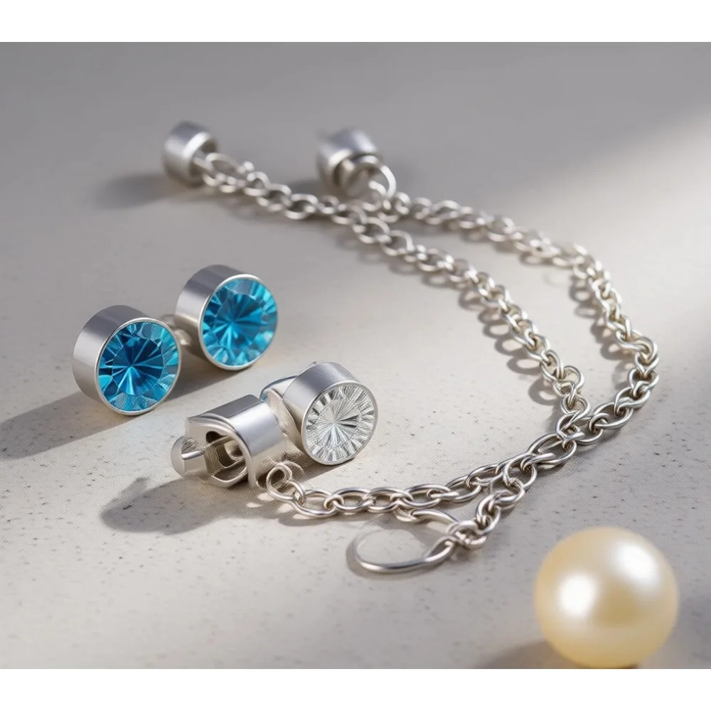 

12 пар цветных магнитных сережек-клипс с кристаллами, без прокола, унисекс