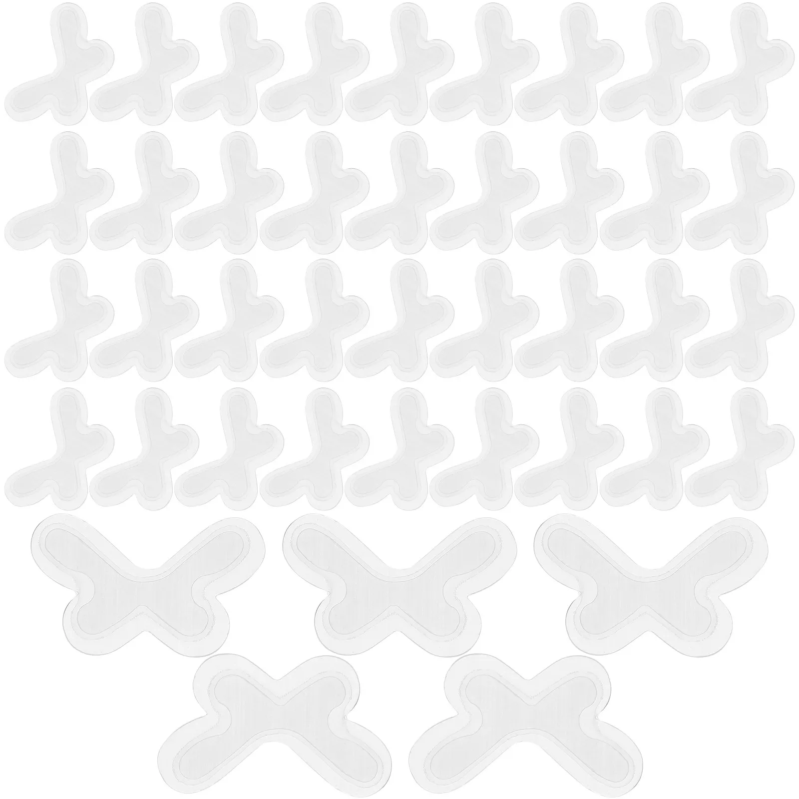 40Pairs Silicone Elf Ear Support Patch Ear Correction Stickers Vertical Transparent Tape Discreet Earrings Support for Heavy - view 4