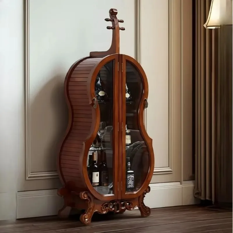 Vertical Luxury Living Room Cabinets Beauty Wooden Italian Weird Storage Cabinet Collectables Cute Vetrina Esposizione Furniture