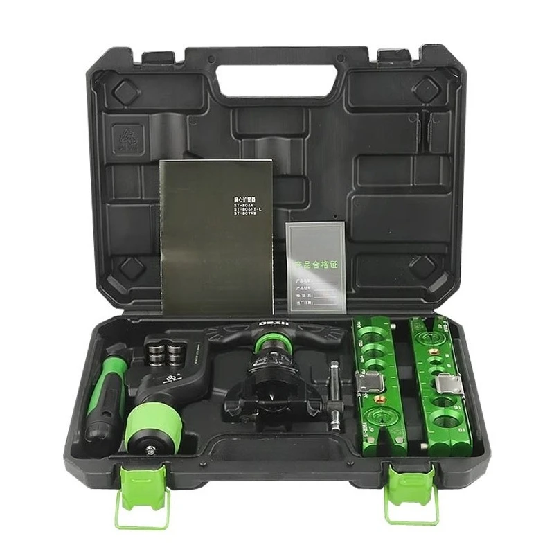 ST‑806FT Eccentric Copper Tube Flaring Tool, Metric & Imperial Clamp For HVAC Air‑Conditioning Refrigeration Repair