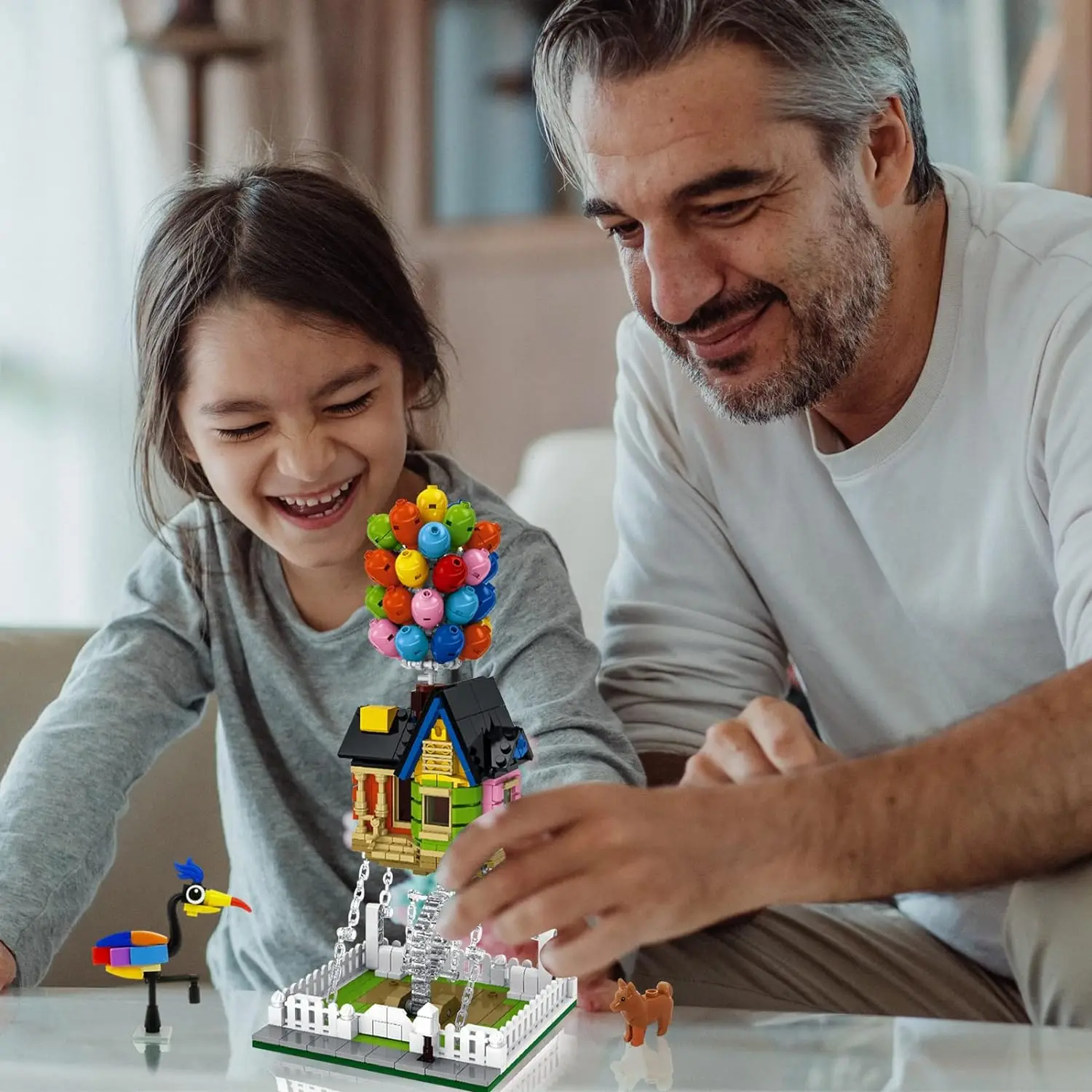 686PCS DK7025 ใหม่ฟิล์มCity Flying House Building BlocksอิฐCreative Expert StreetฉากVillaชุดประกอบของเล่นเด็กของขวัญ