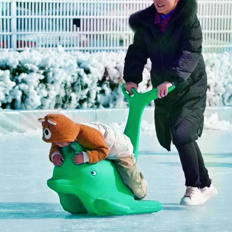 Hand-held Penguin Ice Skates Aid