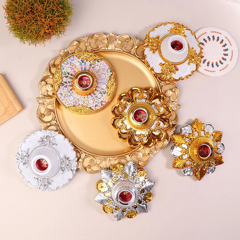 

1 шт., цветные подвесные держатели для ламп E27, с фиксированным основанием