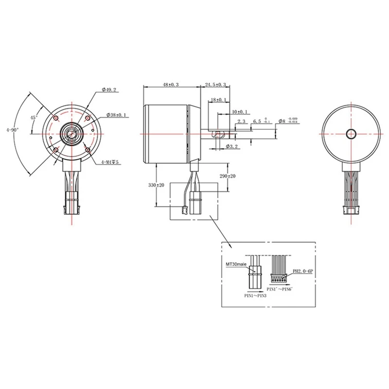 Flipsky Battle Hardened 5048 200KV 1300W Motor Scooter Mechanical Motor For Electric Skateboard