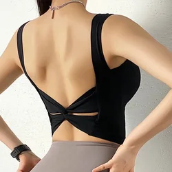 Cloud Hide Black Sports Bra Women Fitness HOT Girl Underwear Push Up Yoga Crop Top Bras Solid Athletic Vest Gym Shirt Sportswear