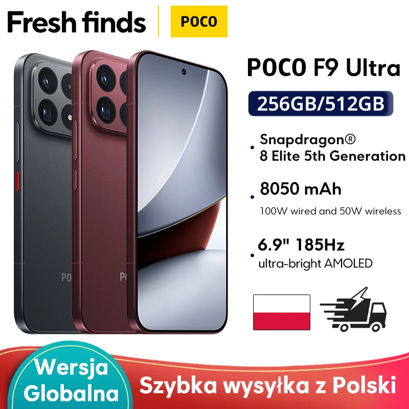 Smartfon POCO F9 Ultra z Polski za $561.34 / ~2206zł