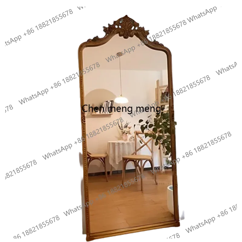 

Black Frame Large Mirror Quality Designer Nordic Bedroom Art Wall Mirrors Full Body Living Room
