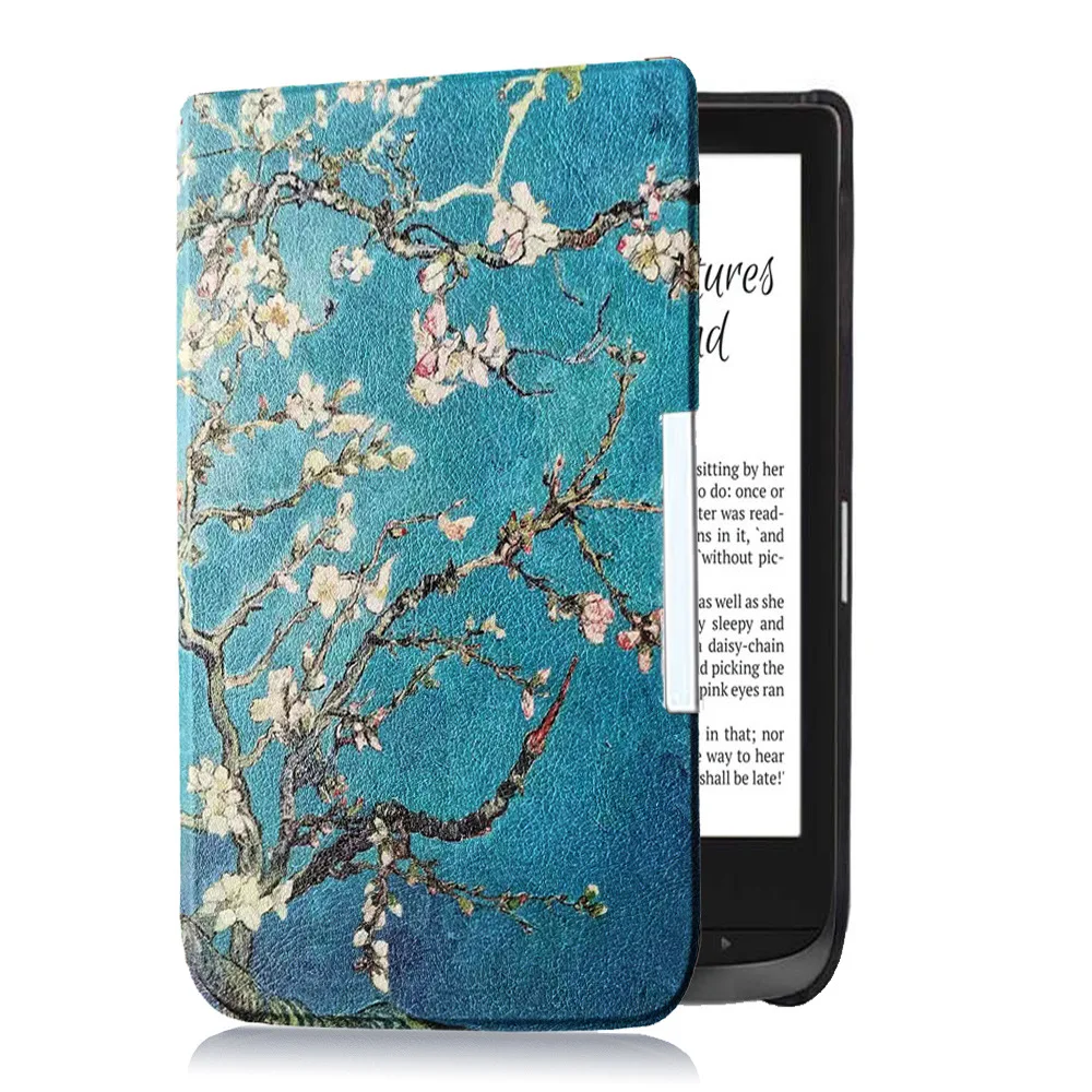 Magnetic PU Leather Case For Pocketbook Touch Lux 4 PB627 PB632 Auto Sleep Wake Flip Shockproof Ereader Protective Cover