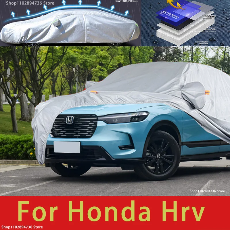 

Для Honda HR-V уличная защита полный автомобильный чехол снежный чехол солнцезащитный козырек водостойкий пылезащитный внешние автомобильные аксессуары