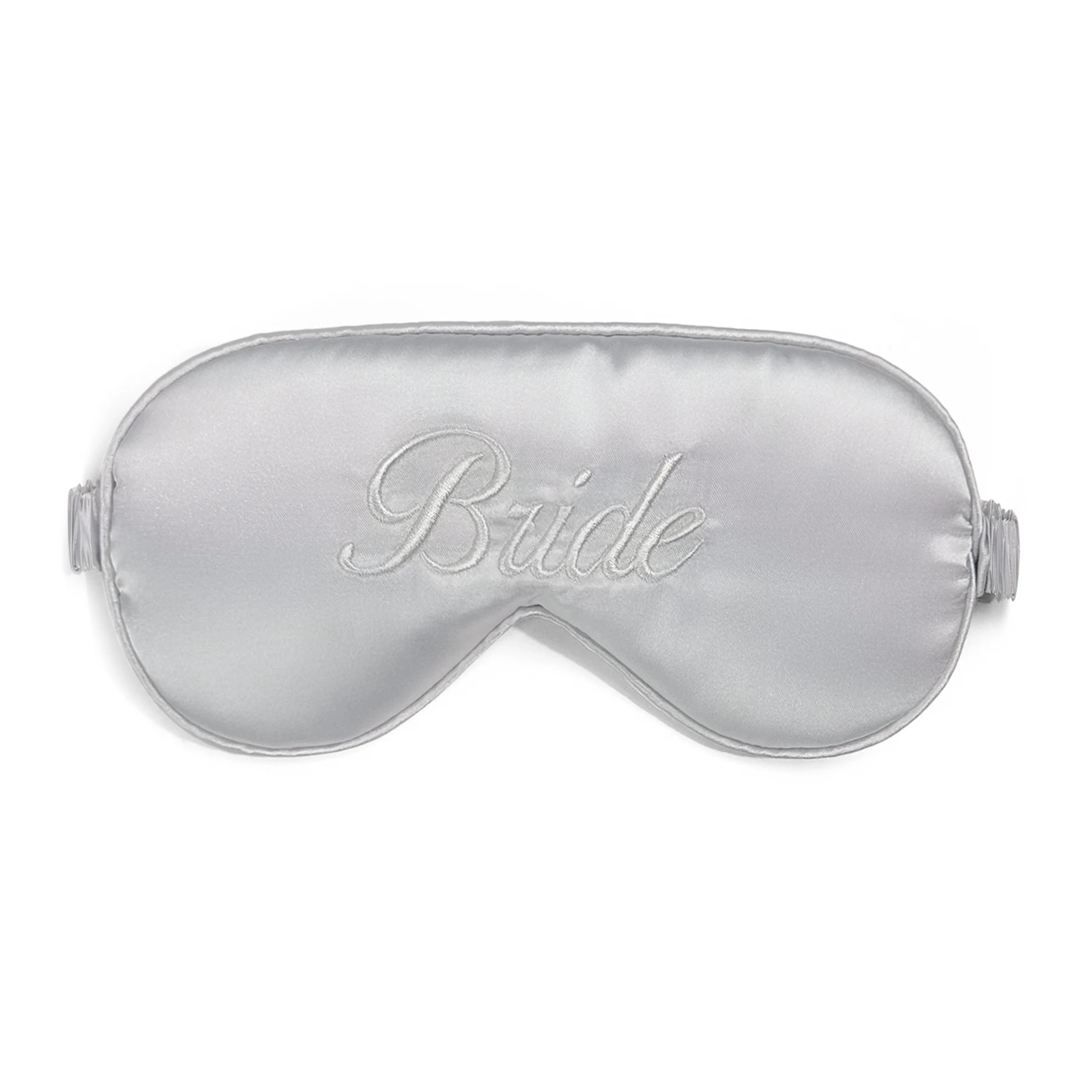 

1pc Bridesmaid Sleep Mask - Soft Dual-Sided Silk Eye Cover with Elastic Band, Light Blocking Blindfold for Wedding Party,