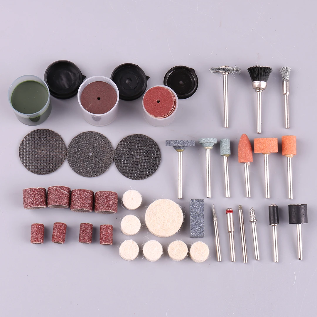 125 PCS Electric Polishing Sandpaper Disc Kit Abrasive Wheel Grinding Polish Pad Plate Set for Sanding Tool