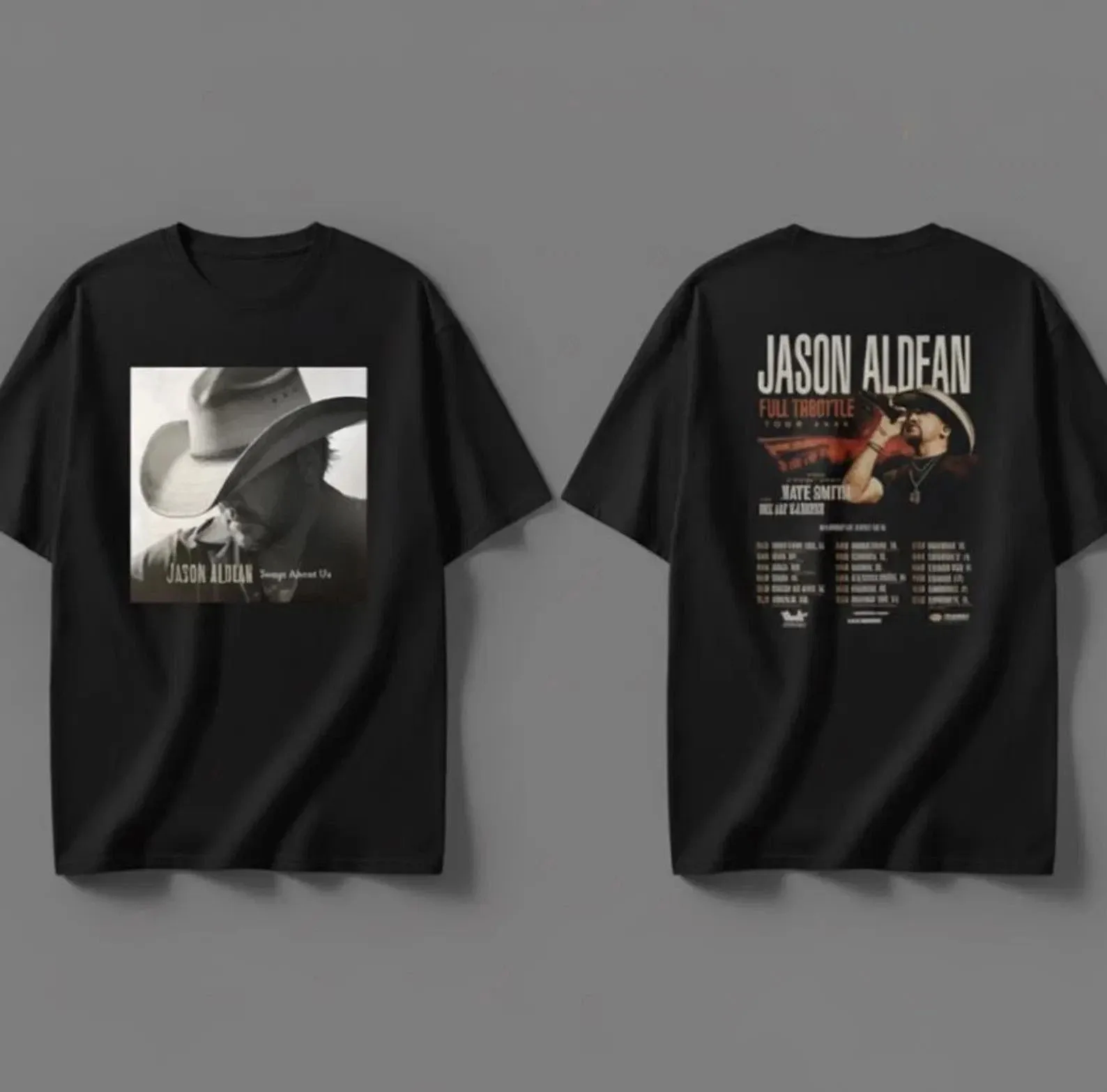 Jason Aldean Full Throttle Tour 2026 North America Tour Dates T-Shirt