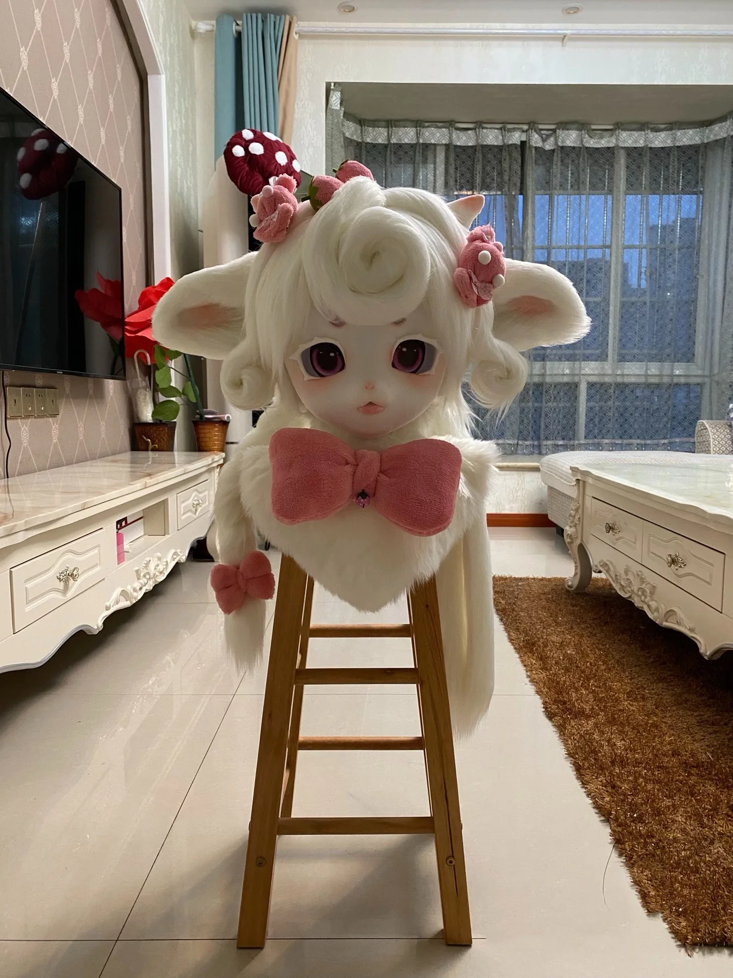 Fursuit Kigurumi Headsets Furry Cosplay Costumes Customized Furries Head Animal Comiket Rubbit Doll Cat Comiket Furries Doll