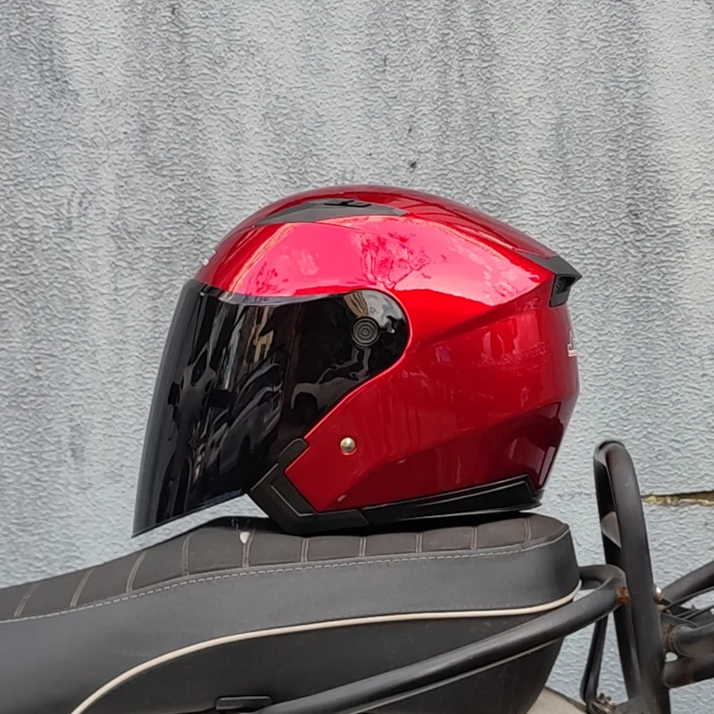 خوذة دراجة نارية مزدوجة العدسة للذكور والنساء ، أربعة مواسم ، Cascos Para Moto