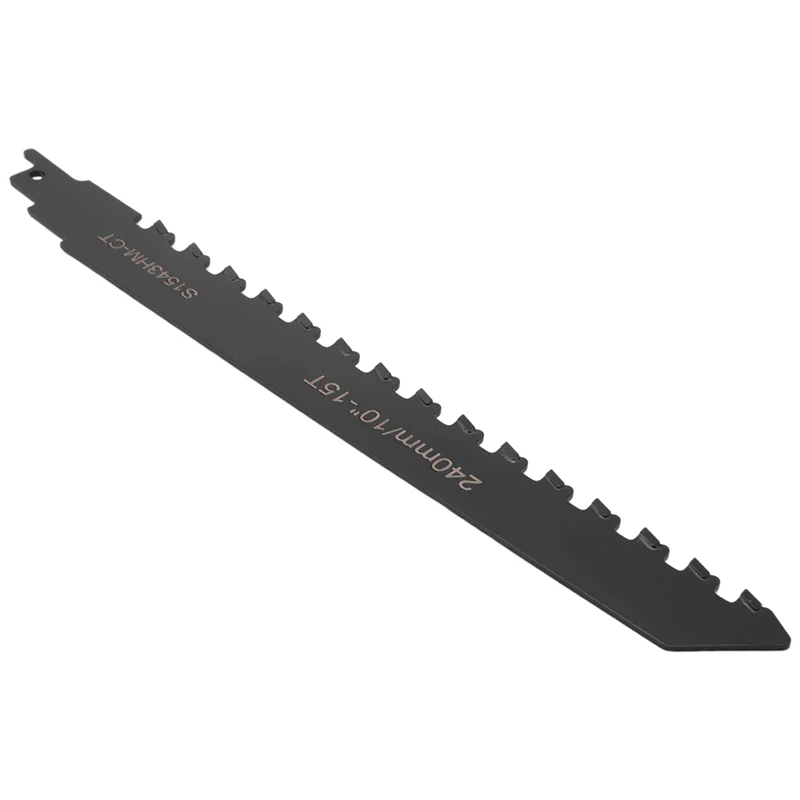 

A98E-5X Reciprocating Saw Blade Carbide Tungsten Carbide For Cutting Porous Concrete, Fibre Cement, Brick 240Mm/9.45Inch