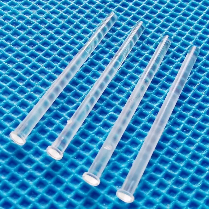 100pcs 1.5mm Flat Head Light Guide Column PC Material Indicator Light Transmission Rod