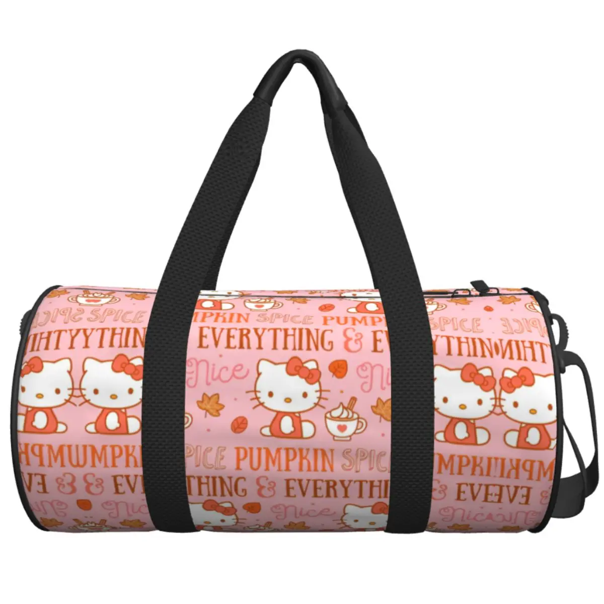 

Hello Kitty Kawaii Cartoon Travel Bag Large Sport Bags Outdoor Men Women Design Gym Bag Training Retro Fitness Bag