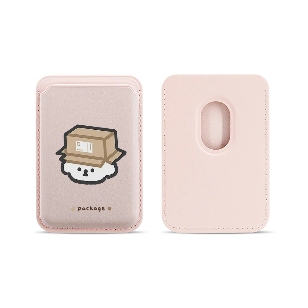 Puppy Leder-Kartenetui Handyhülle Kartenhalter für Magnetische Hülle Geeignet für alle iPhone Magsafe Karten-Handy-Rückseiten-Taschen – Detail 16