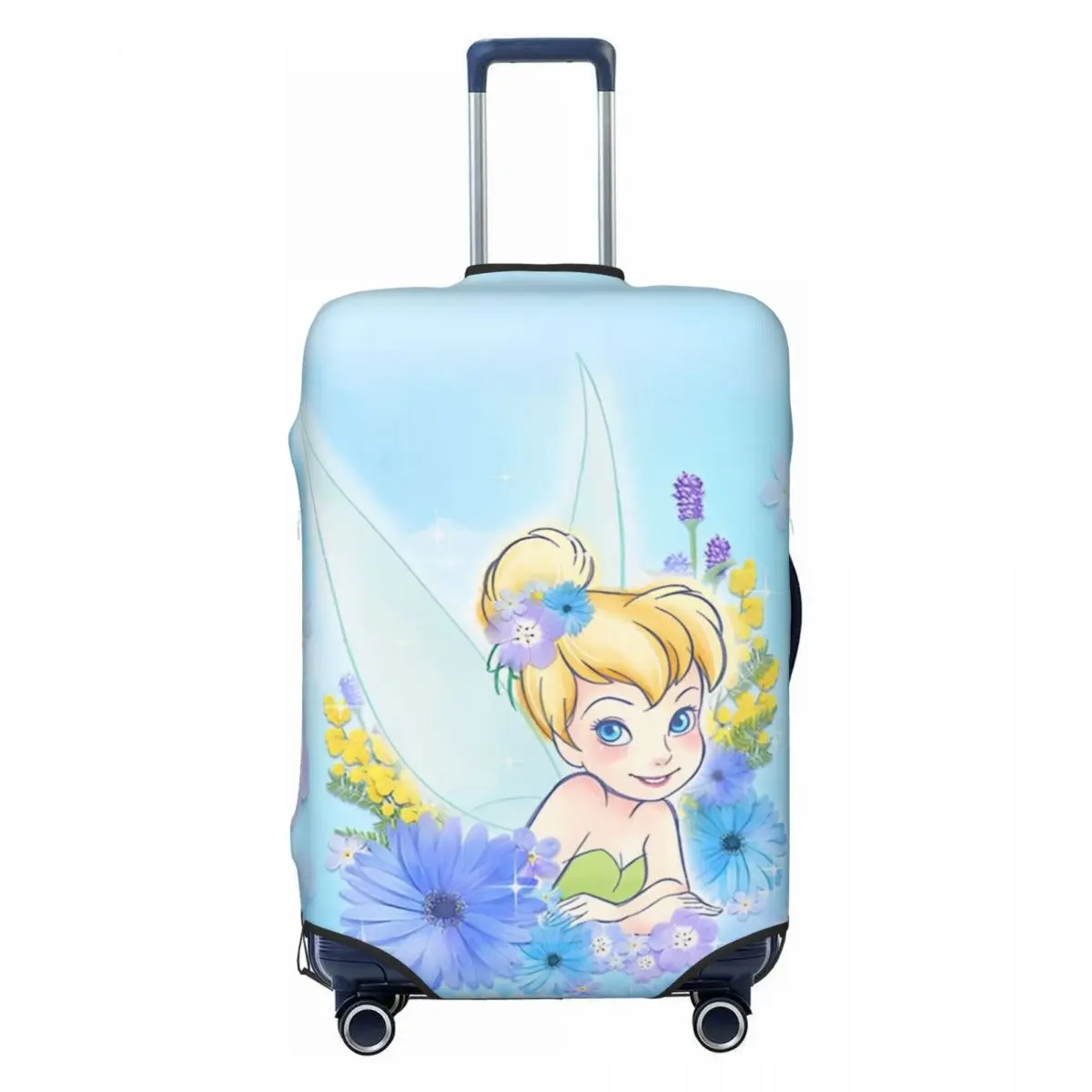 

Чехол для чемодана с изображением Тинкербелл в стиле манга, милый защитный чехол для чемодана, подходит для чемоданов 18-32 дюймов