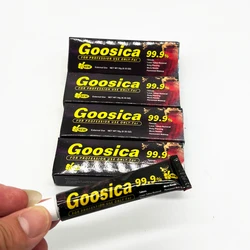 Goosica-Crema de tatuaje para antes del cuidado posterior permanente, maquillaje para Piercing, delineador de cejas y labios, 10g, Original, novedad de 99.9%