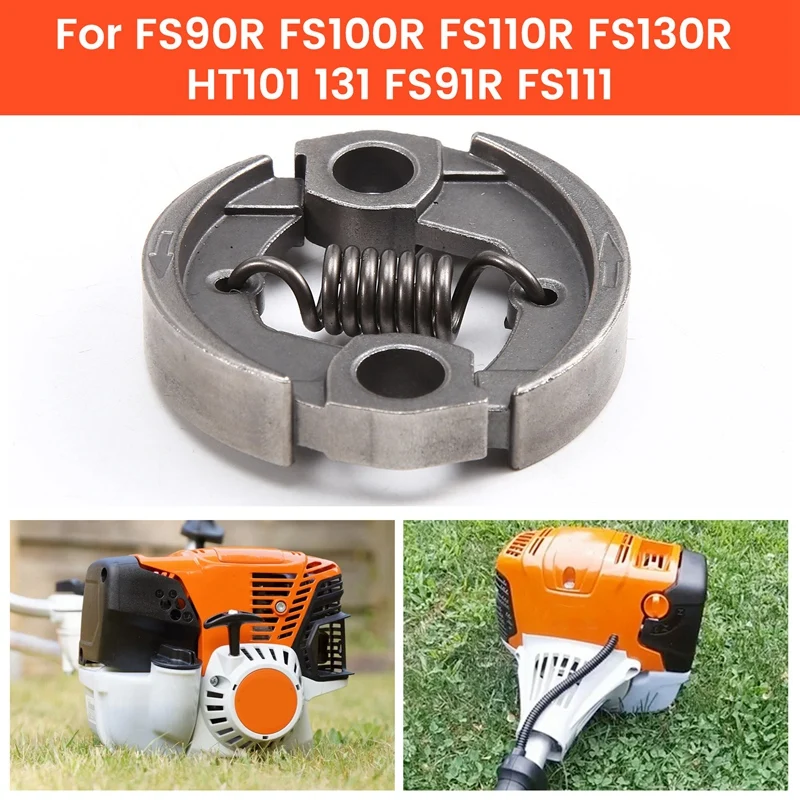 DT16 Clutch Kit for FS90 FS90R FS91 FS91R FS100 FS100R FS110 FS110R FS130 FS130R HT101 HT131 Trimmer Metal Silver
