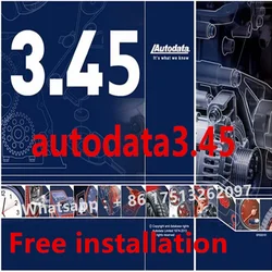 Autodata 3.45 Automotive Maintenance Wiring Diagram Data Software Latest Version+Installation Video Free Help Installation