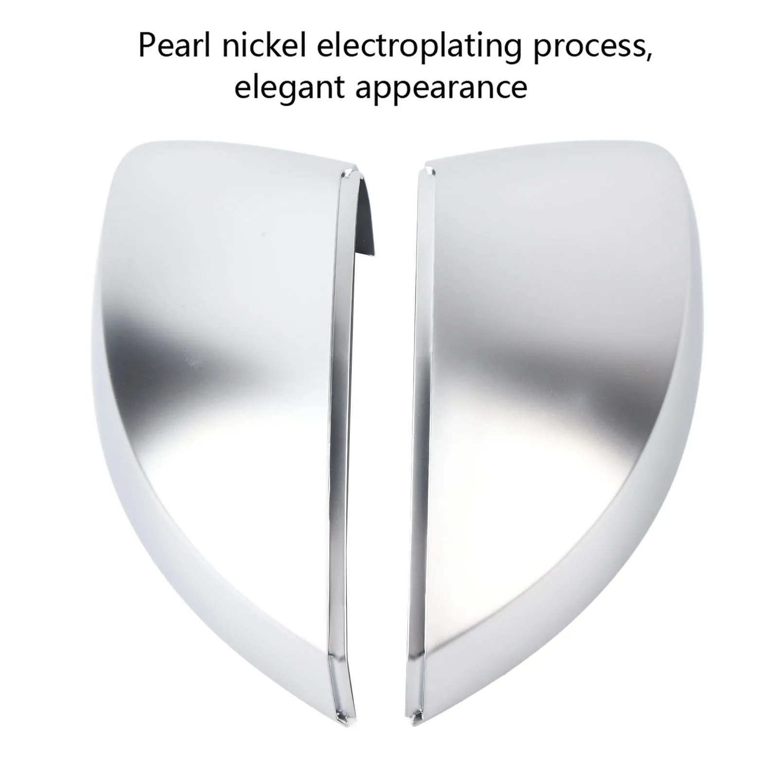 

Pair of Matte Chrome Rearview Mirror Shell Cover for 8V 13-18 Car Mirror Cover Rearview Mirror Housing