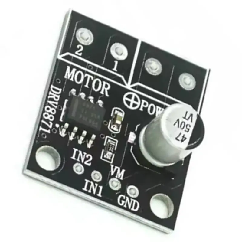AT02-6X DRV8871 H-Bridge Brushed DC Motor Driver Breakout Board PWM Control 3.6A Max Internal Current Sense 6.5V To 45V
