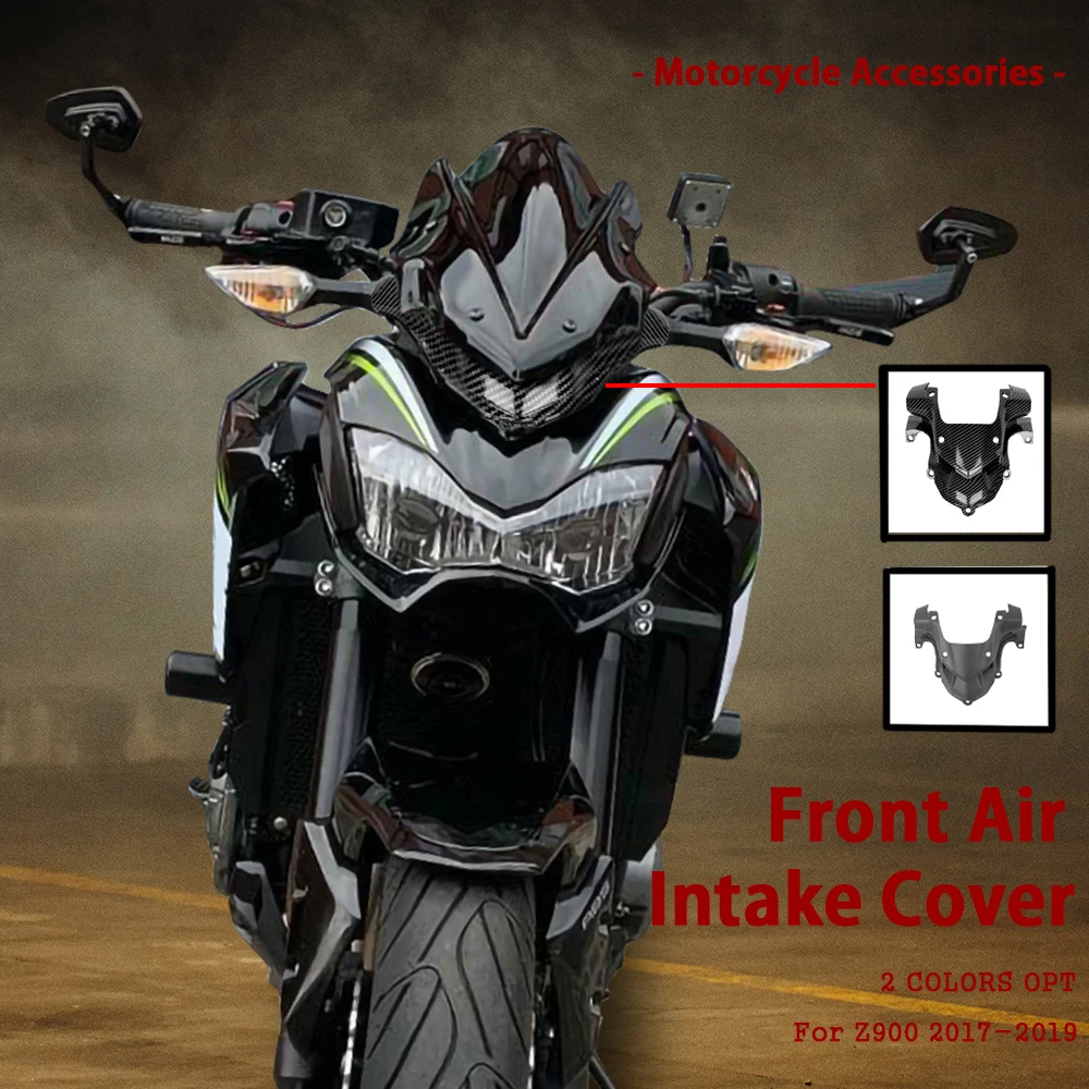 

Для Kawasaki Z900 Z 900 ZR900 2017 2018 2019 передний обтекатель мотоцикла, аэродинамическая фара, верхняя верхняя крышка воздухозаборника, клюв, нос