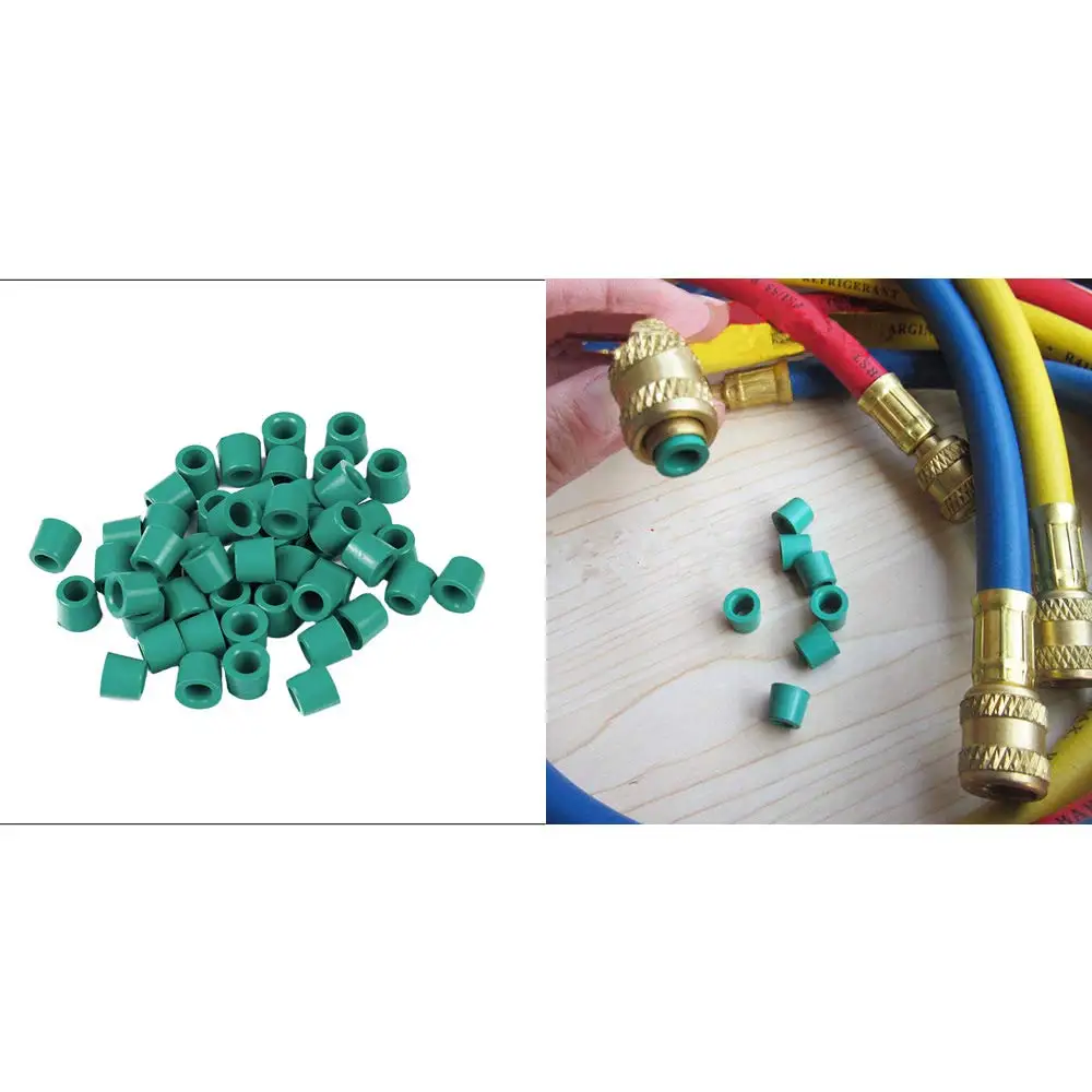 Ximark 50 peças a/c 1/4 "mangueira de carregamento/porta-copos vedação o anel kit substituição junta de borracha selos ferramenta de reparo automático