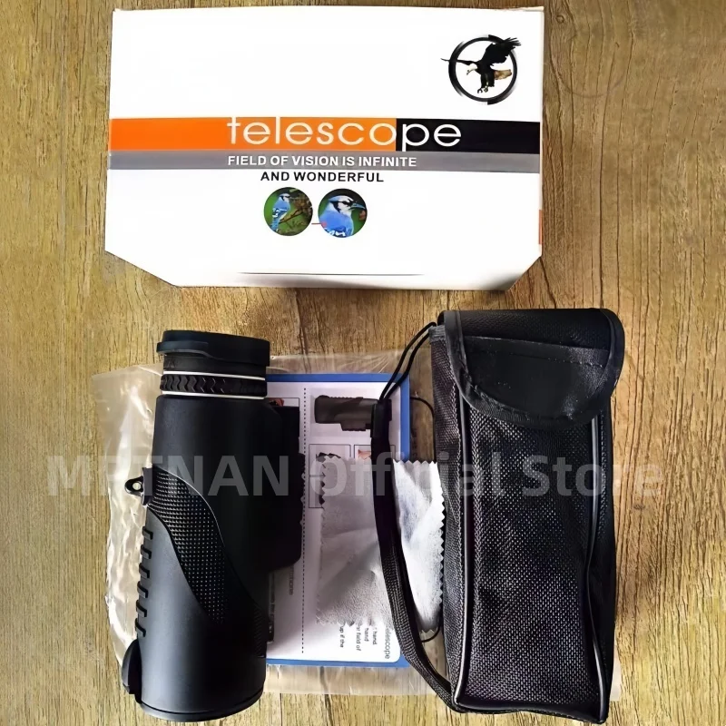 Telescopio portátil plegable zoom HD para caza camping y viajes - imagen 2
