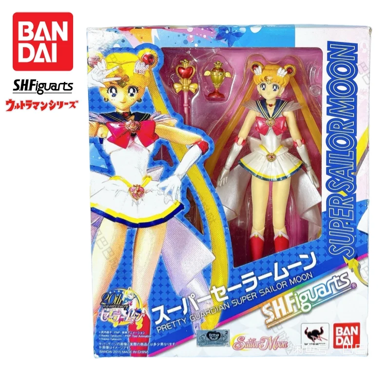 

В наличии Bandai S H Figuarts, оригинальная модель Сейлор Мун Цукино Усаги, кукла, новая фигурка в штучной упаковке, персонажи аниме, гараж