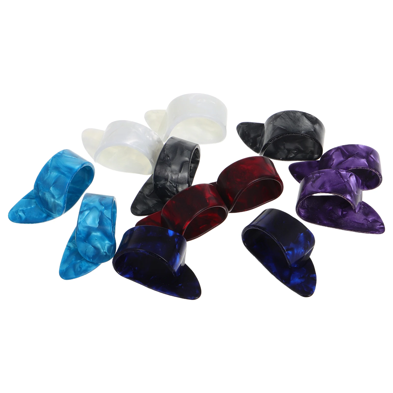 

12 Pcs Plectrums for Ukulele Guitar Pick Acoustic Thumb Picks Bass Instrument Plastic Banjo Finger