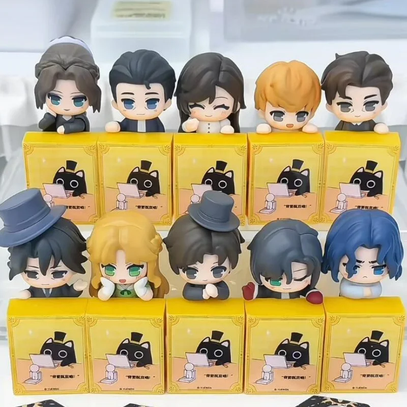 

Подлинный Funism Lord Of Mysteries Papa'S Cute Story Series Blind Box Leonard Mitchell Mystery Klein Moretti Аниме Фигурка Игрушка в подарок