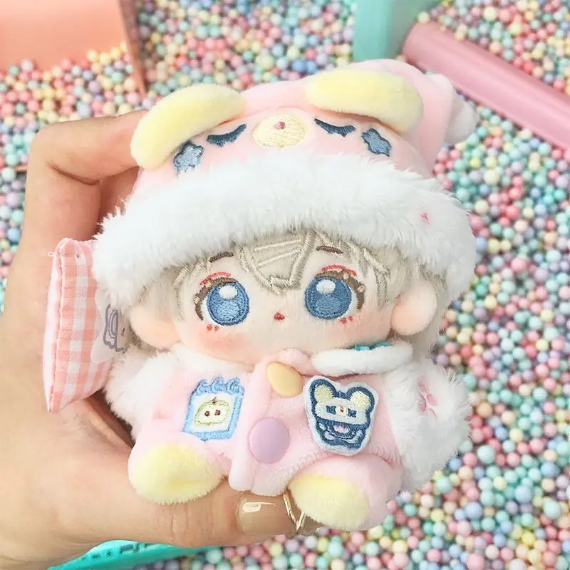 Нет атрибутов кукла Kpop Idol Star Doll Baby Sleep розовая пижама костюм CP для 10 см плюшевой куклы одежда куклы аксессуары