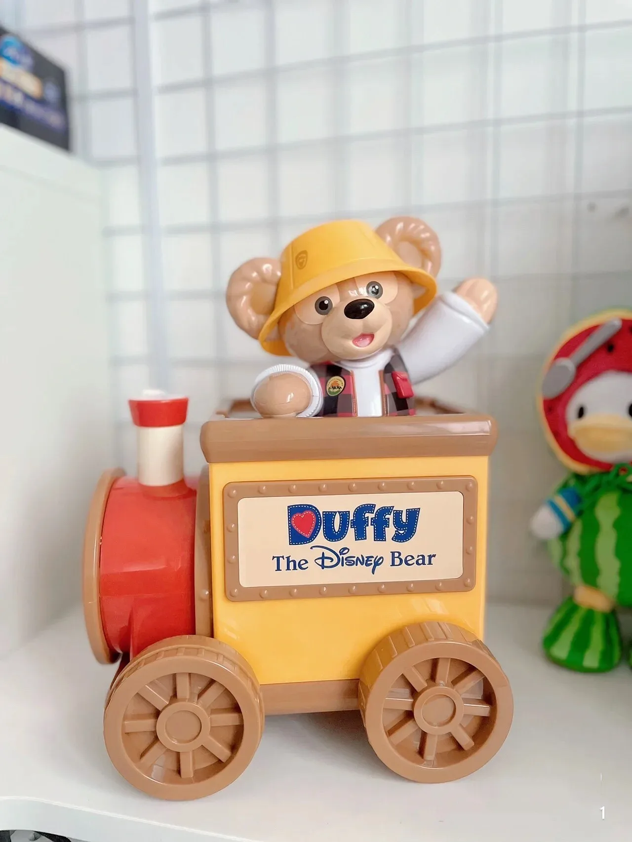 Cubo de Palomitas Eléctrico Duffy de Edición Limitada de Disney - Almacenamiento Interactivo con Luz y Regalo para Niños
