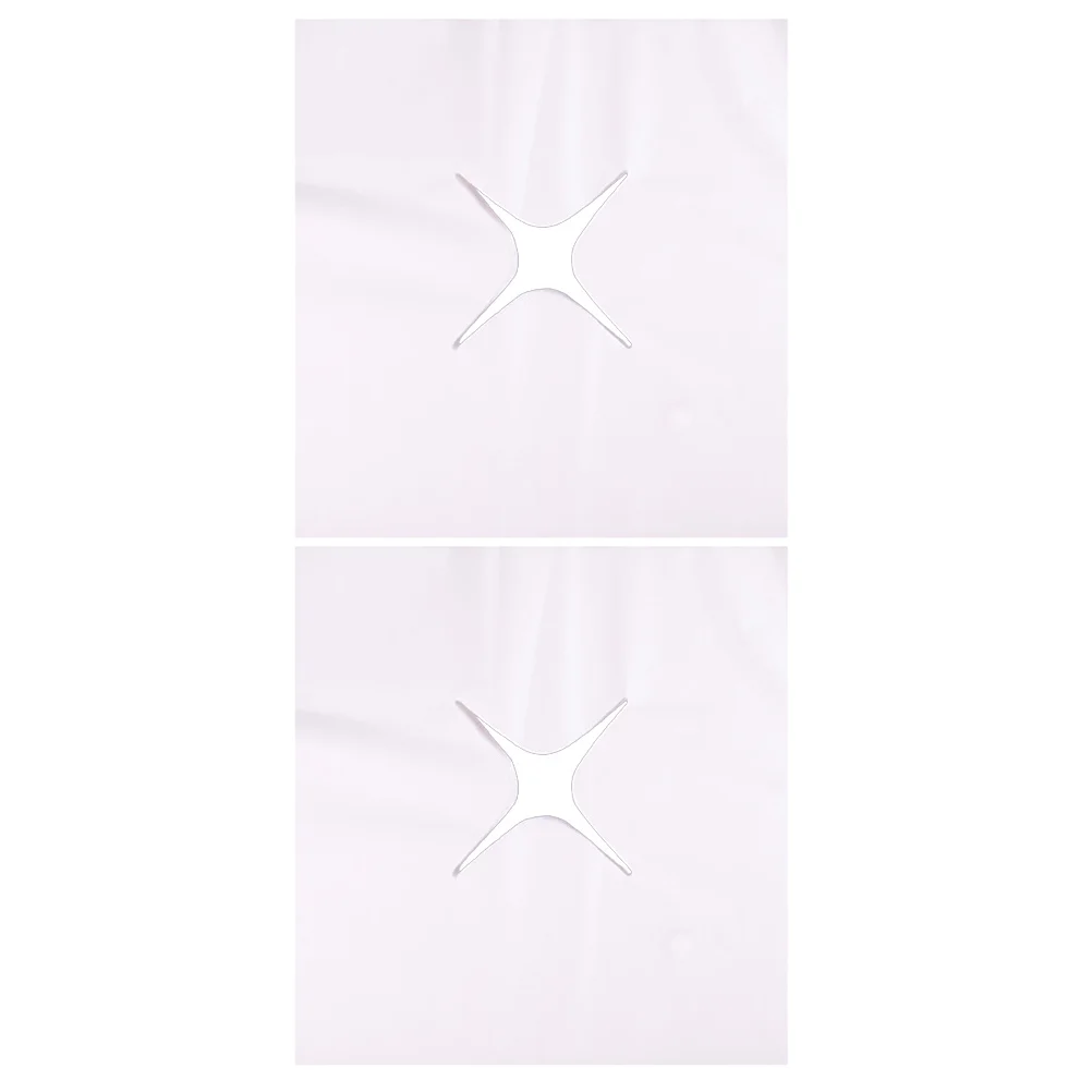 

200Pcs Salon Spa Face Massage Cover Pad with Hole Soft Non-Woven Fabric Bed Pillow Towel for Beauty Foot Care Sauna Hygienic