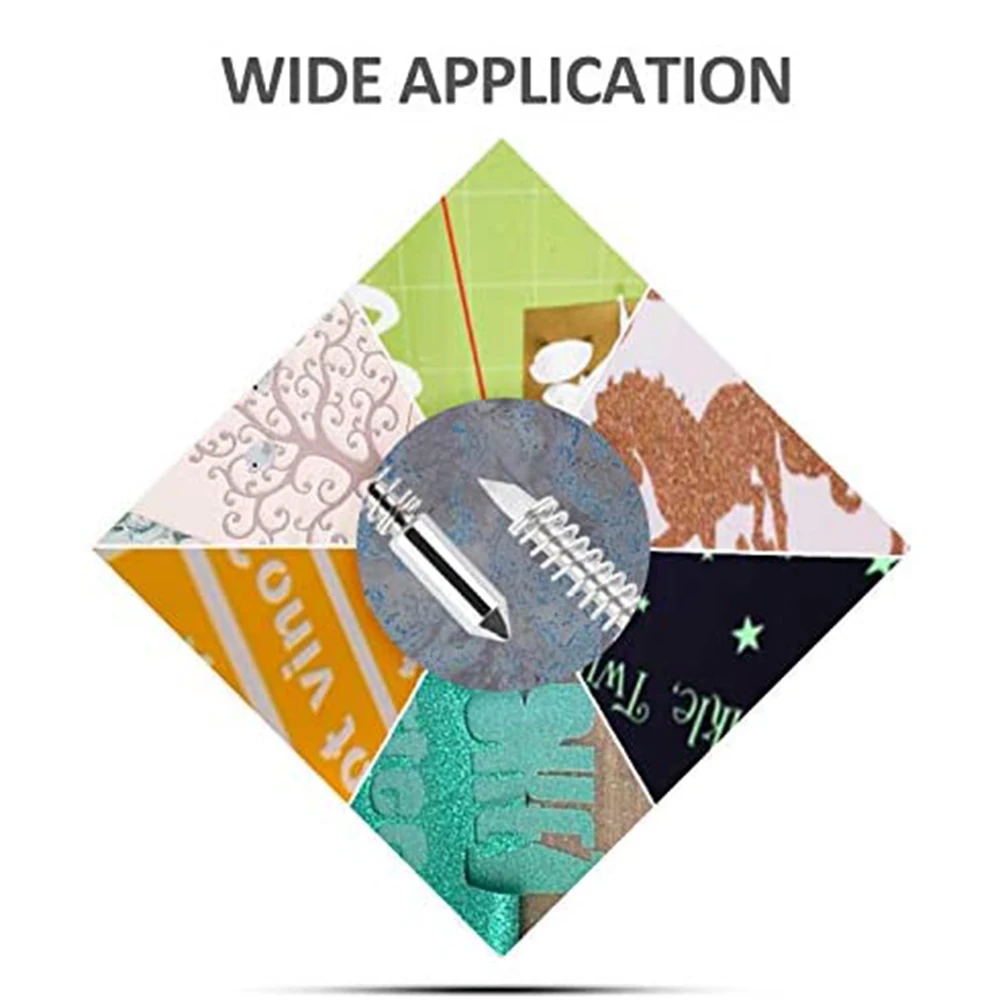 50 Uds. Cuchillas de corte para Plotter cortador de vinilo de 45 grados para CB09 CB09U Graphtec con Base de soporte de cuchilla