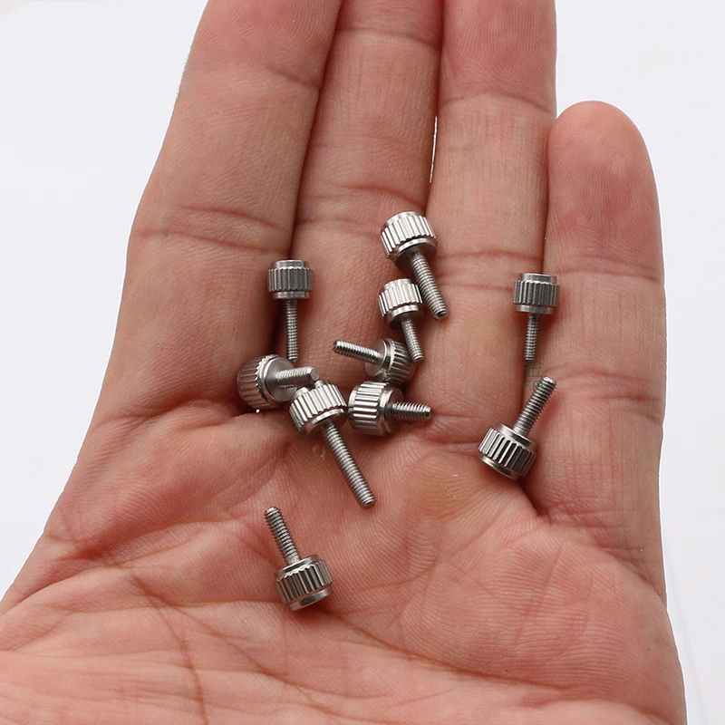 Include M2.5x8mm 100pcs Straight Grain Knurled Thumb Screws