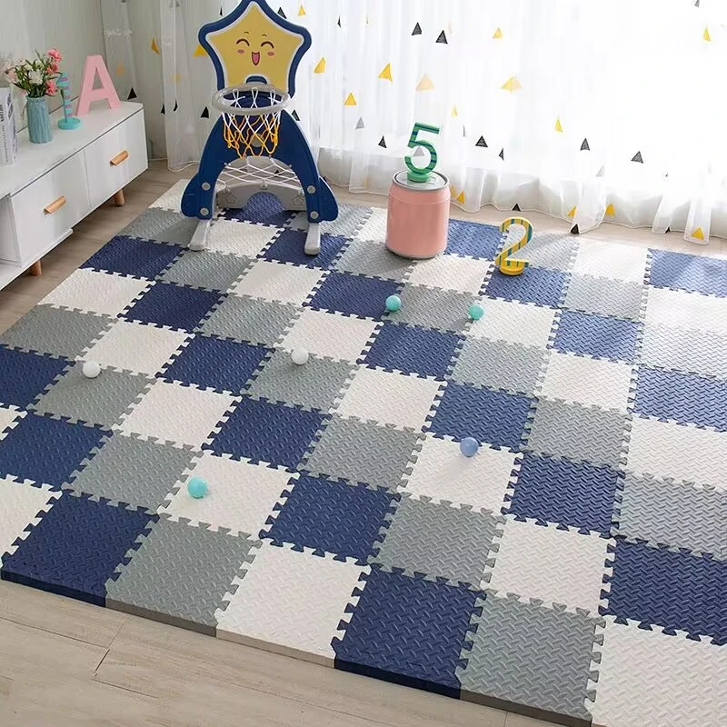 

8Pcs/16pcs 1cm Thick Nonslip Baby Crawling Play Mat Soundproof Puzzle Gym Mat for Children's Room and Eco-Friendly Puzzle Mat